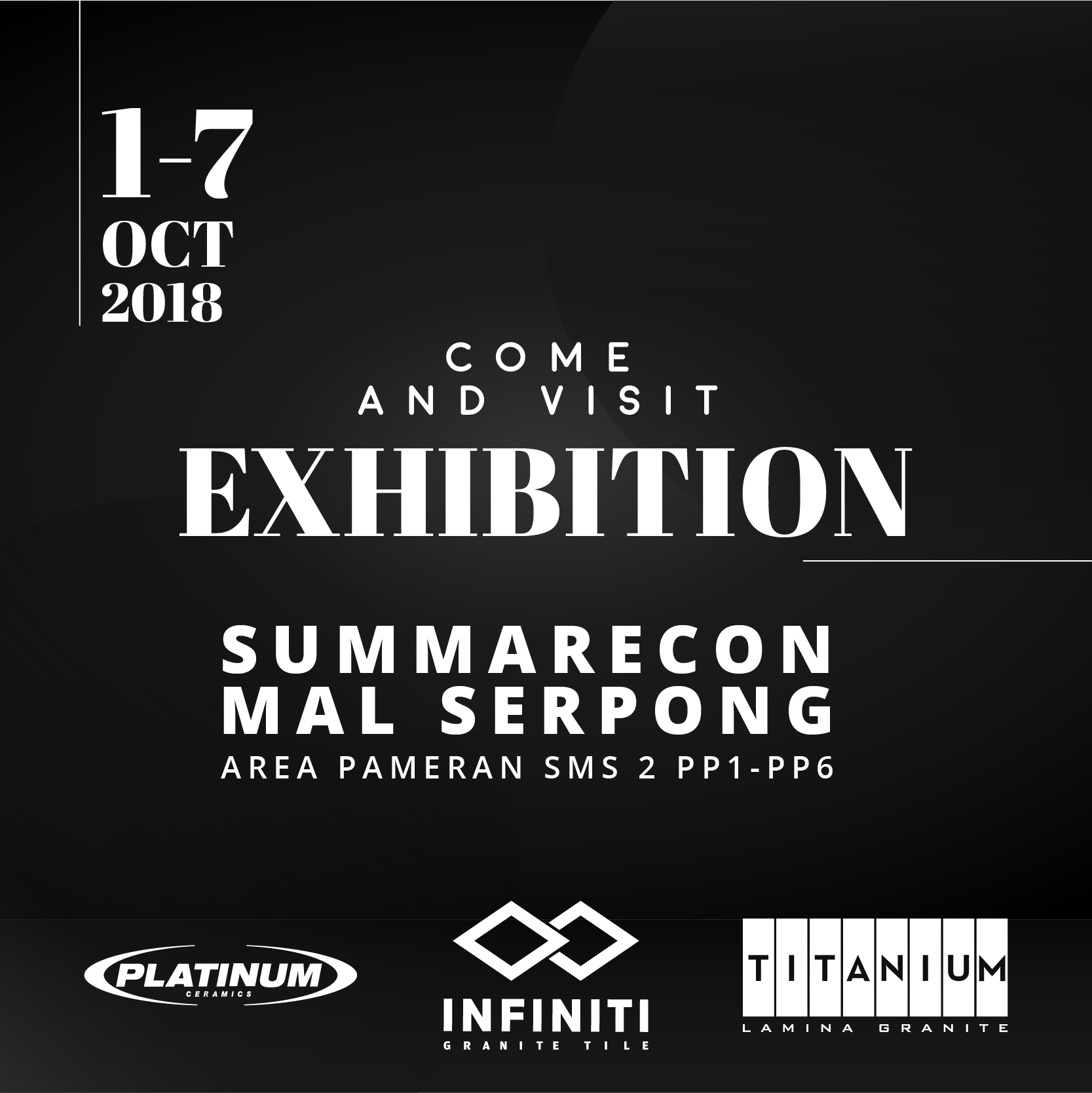 Visit Our Exhibition at Sumarecon Serpong Mal